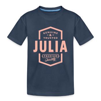 JULIA - T-shirt bio Premium Enfant - bleu marine - Devant