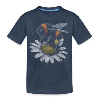 Bourdon - T-shirt bio Premium Enfant - bleu marine - Devant