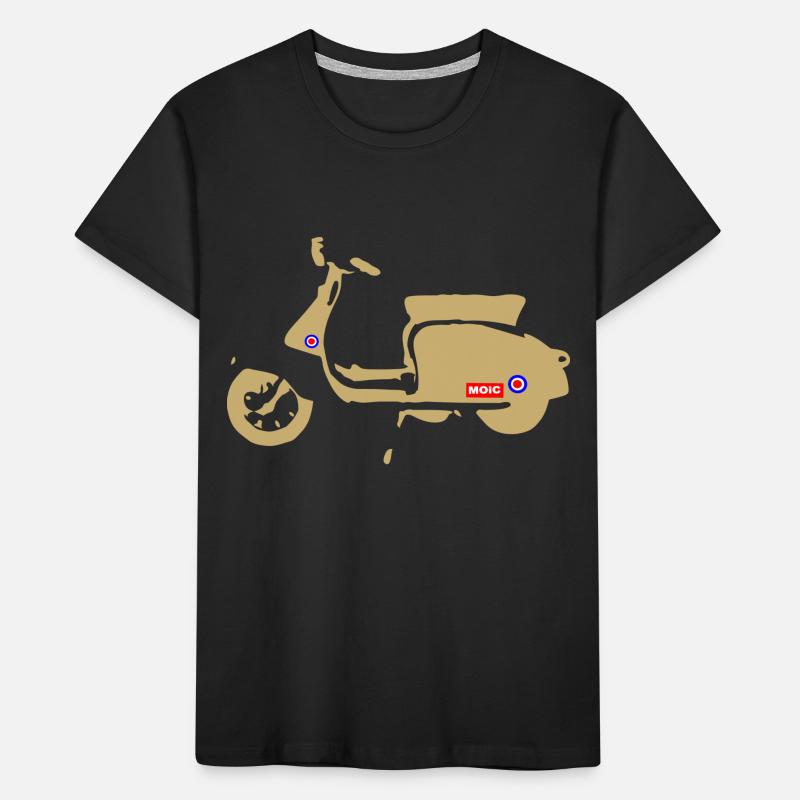 Retro Scooter Kids' Premium Organic T-Shirt