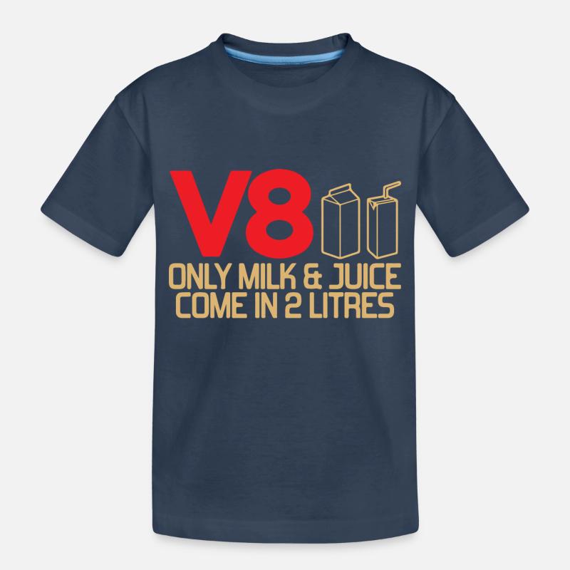 Course automobile - T-shirt bio Premium Enfant - bleu marine