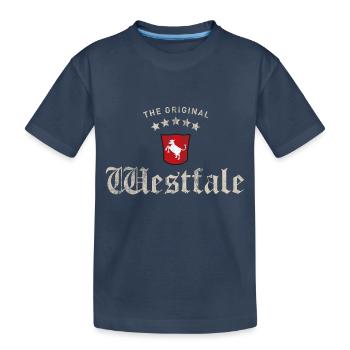 Original Westfale - Kinder Premium Bio T-Shirt - Navy - Vorne