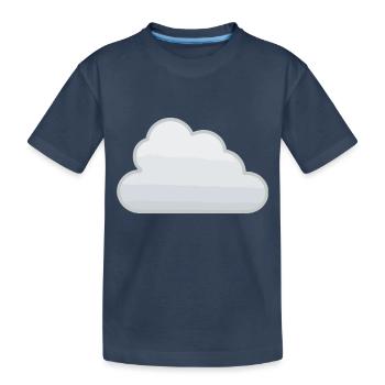 Cloud Cloud Sky Gift Idea - Kids' Premium Organic T-Shirt - navy - Front