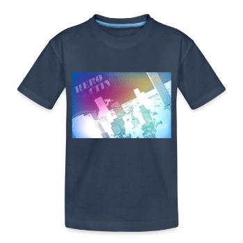 Heldenstadt - Kinder Premium Bio T-Shirt - Navy - Vorne