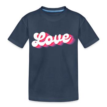 love - T-shirt bio Premium Enfant - bleu marine - Devant