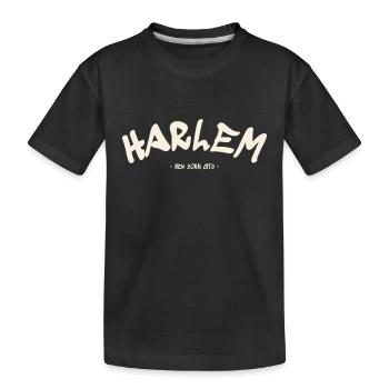Harlem - New York City - USA - America - Kids' Premium Organic T-Shirt - black - Front
