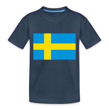Suède - T-shirt bio Premium Enfant - bleu marine - Devant
