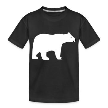 Ours polaire - T-shirt bio Premium Enfant - noir - Devant