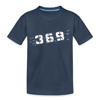 369 clés de l’univers - T-shirt bio Premium Enfant - bleu marine - Devant