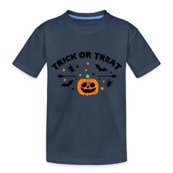 Des bonbons ou des bonbons 02 - T-shirt bio Premium Enfant - bleu marine - Devant
