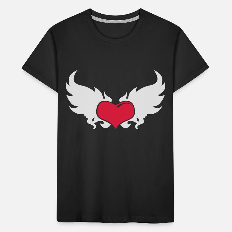 Ein loderndes Herz Kinder Premium Bio T-Shirt