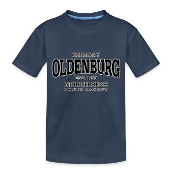 Oldenburg (noir) - T-shirt bio Premium Enfant - bleu marine - Devant