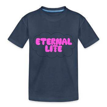 Eternal Life - Kids' Premium Organic T-Shirt - navy - Front
