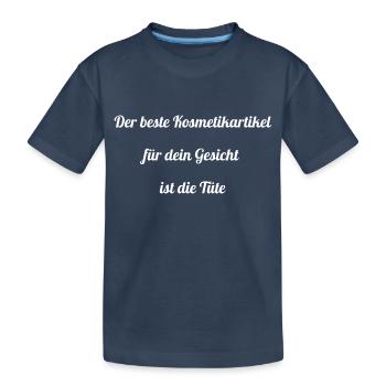 anwenden kosmetikerin mode nägel dermatologe kunst - Kinder Premium Bio T-Shirt - Navy - Vorne