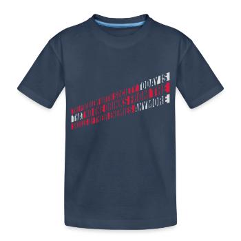 boissons de crânes ennemis - T-shirt bio Premium Enfant - bleu marine - Devant