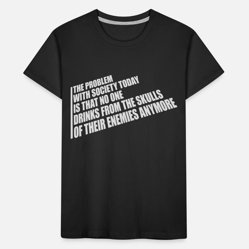 drinks from enemies skulls Kids' Premium Organic T-Shirt