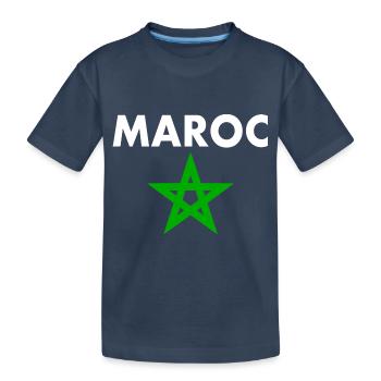 Maroc - T-shirt bio Premium Enfant - bleu marine - Devant