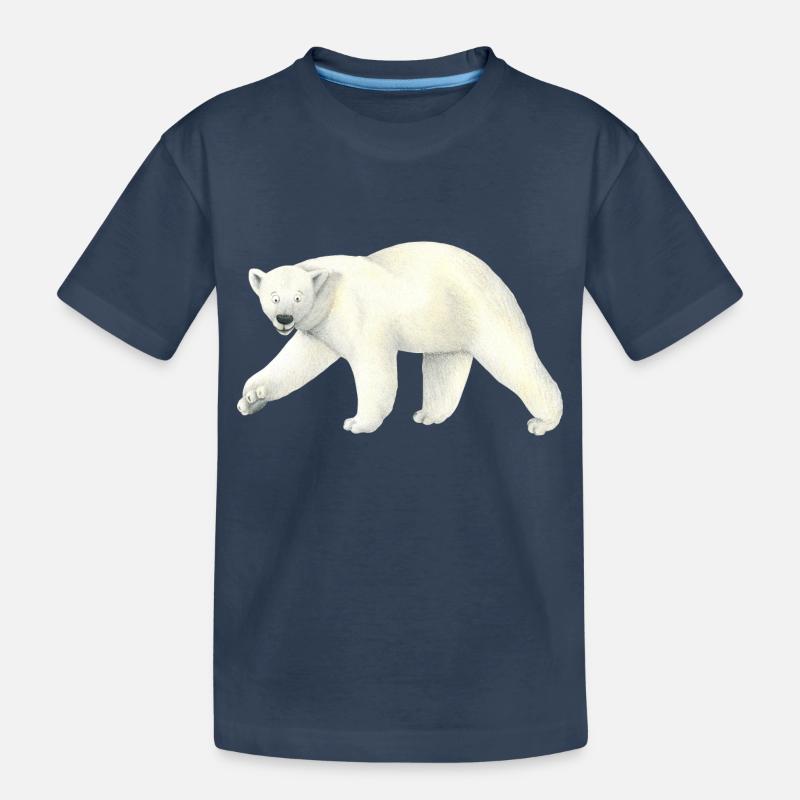 Eisbär - Kinder Premium Bio T-Shirt - Navy
