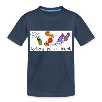 Bactérie - T-shirt bio Premium Enfant - bleu marine - Devant