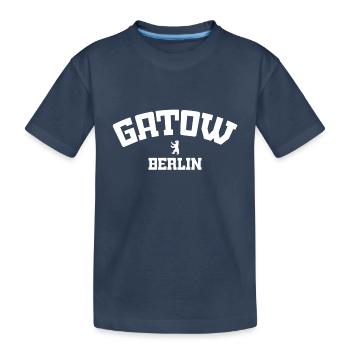Gatow - Spandau - Berlin - Deutschland - Allemagne - T-shirt bio Premium Enfant - bleu marine - Devant