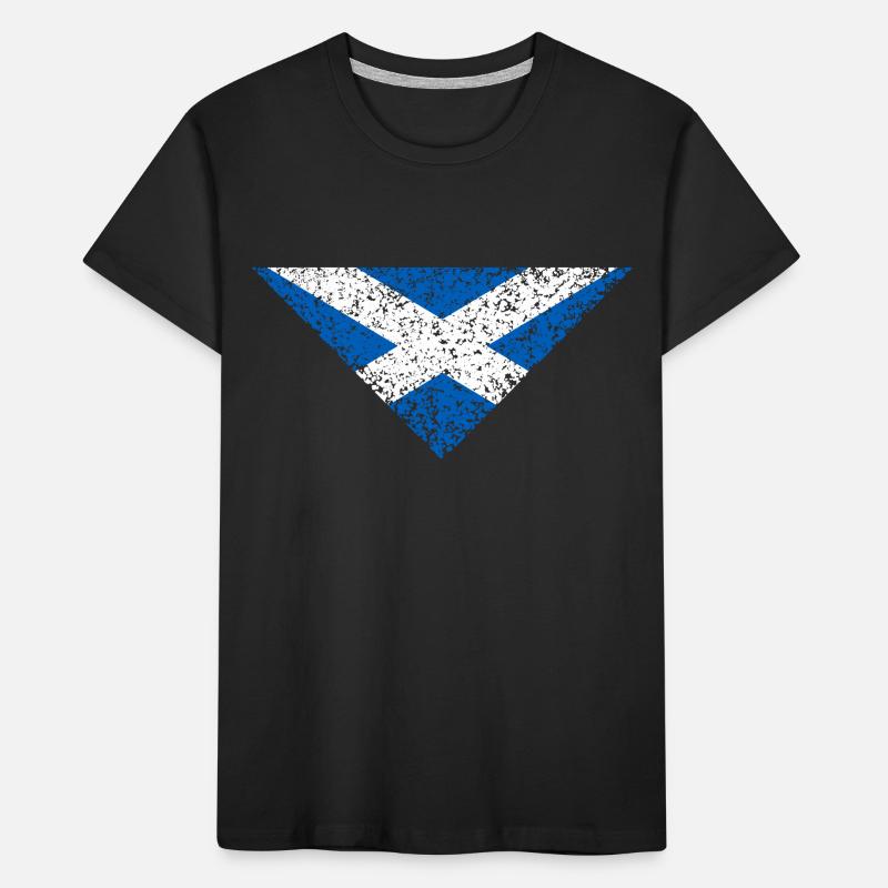 Triangle du drapeau de l’Écosse T-shirt bio Premium Enfant