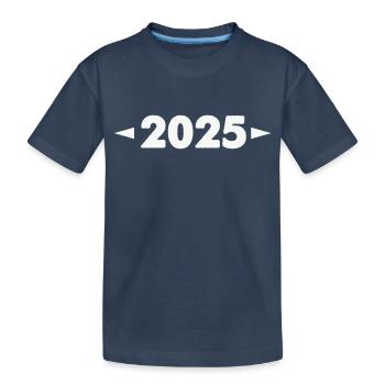 2025 - Kinder Premium Bio T-Shirt - Navy - Vorne
