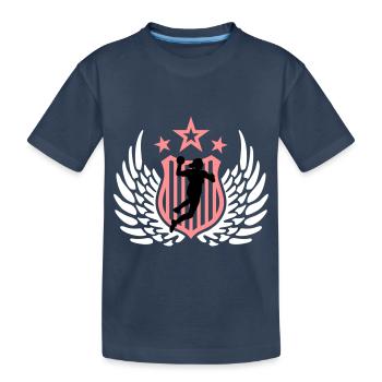 handballerin_f_3c - T-shirt bio Premium Enfant - bleu marine - Devant