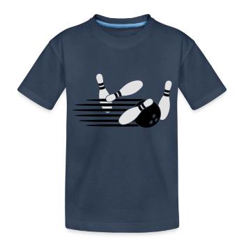 Fast Bowling Throw - T-shirt bio Premium Enfant - bleu marine - Devant