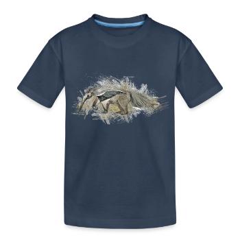 Anteater - Kids' Premium Organic T-Shirt - navy - Front