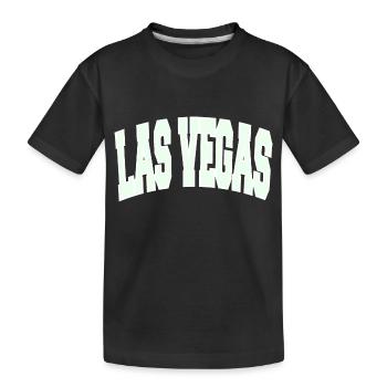LAS VEGAS College - Kinder Premium Bio T-Shirt - Schwarz - Vorne