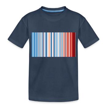 Show your stripes - Austria - Kinder Premium Bio T-Shirt - Navy - Vorne