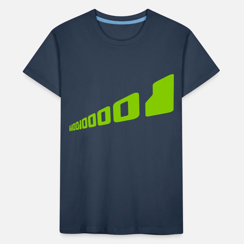 Binary Code Program Language Kids' Premium Organic T-Shirt