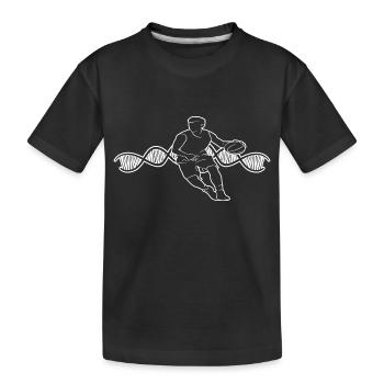 Basketballteam Basketball Basketballspieler - Kinder Premium Bio T-Shirt - Schwarz - Vorne