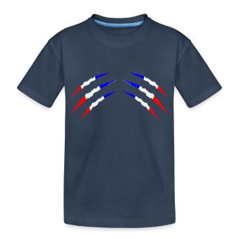 Griffes France 2 - T-shirt bio Premium Enfant - bleu marine - Devant
