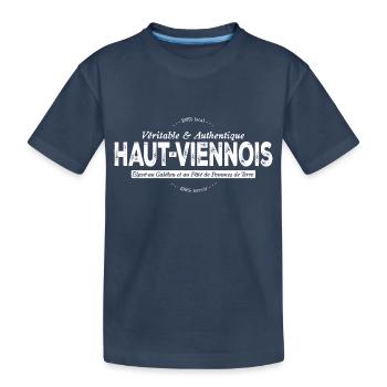 Haut-Viennois de la Haute Vienne - T-shirt bio Premium Enfant - bleu marine - Devant