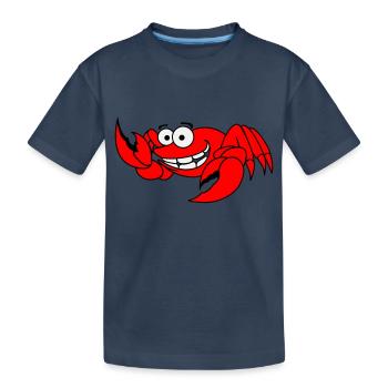 krebs - Kinder Premium Bio T-Shirt - Navy - Vorne