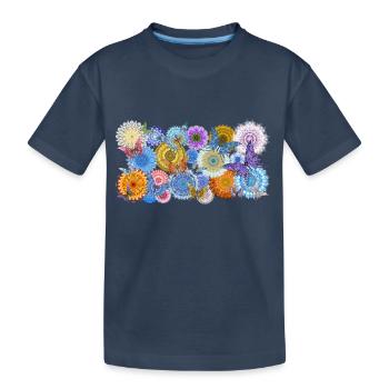 Papillon 2024 Special 01 - Kids' Premium Organic T-Shirt - navy - Front