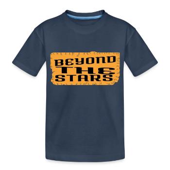 discovering tastes interstellar exploration - Kinder Premium Bio T-Shirt - Navy - Vorne