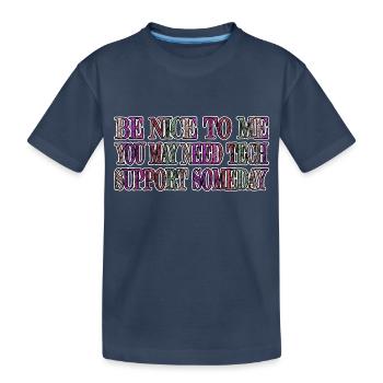 c plus plus dayfathers day computer programming - Kinder Premium Bio T-Shirt - Navy - Vorne
