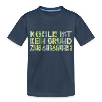 Idées de cadeaux d’anniversaire pour des conseils de style de vie écologique - T-shirt bio Premium Enfant - bleu marine - Devant