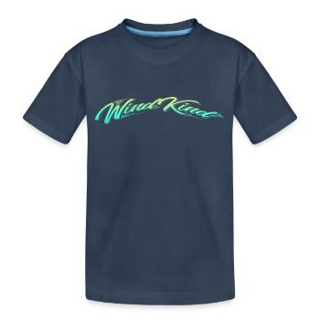 Genre de vent - T-shirt bio Premium Enfant - bleu marine - Devant