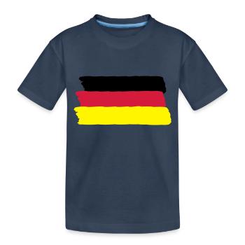 Allemagne - T-shirt bio Premium Enfant - bleu marine - Devant