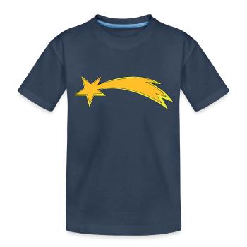 christmas star - Kinder Premium Bio T-Shirt - Navy - Vorne