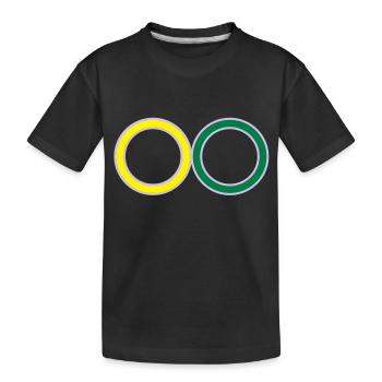 2_anneau - T-shirt bio Premium Enfant - noir - Devant