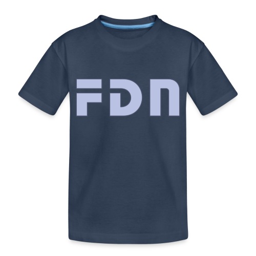 Logo French Data Network bleu - T-shirt bio Premium Enfant
