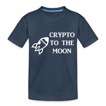 Bitcoin Trading Crypto Stocks - T-shirt bio Premium Enfant - bleu marine - Devant