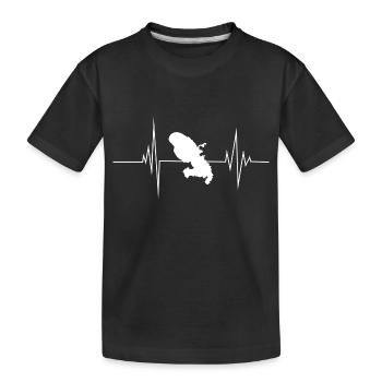 Belle Idee Cadeau Martinique Madinina 972 - T-shirt bio Premium Enfant - noir - Devant