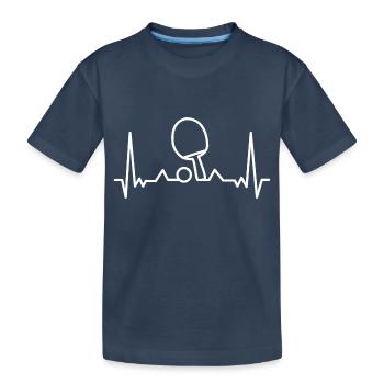 Table tennis Table tennis players Table tennis club - Kids' Premium Organic T-Shirt - navy - Front