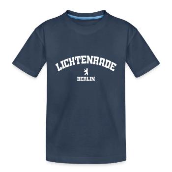 Lichtenrade - Berlin - Deutschland - German - Kinder Premium Bio T-Shirt - Navy - Vorne