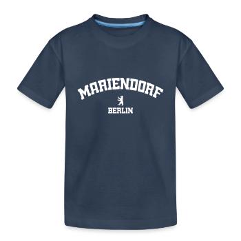 Mariendorf - Berlin - Deutschland - German - Kinder Premium Bio T-Shirt - Navy - Vorne
