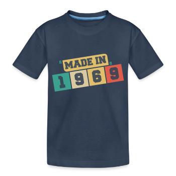 1969 Birthday 1969 Born in 1969 Birthday - Kids' Premium Organic T-Shirt - navy - Front